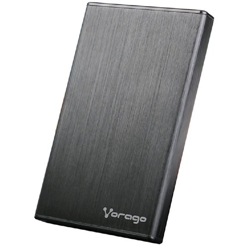Enclosure VORAGO HDD-201 USB 3.0 2.5 pulgadas CARCASA GABIENTE DISCO DURO EXTERNO PC LAP NEGRO LED