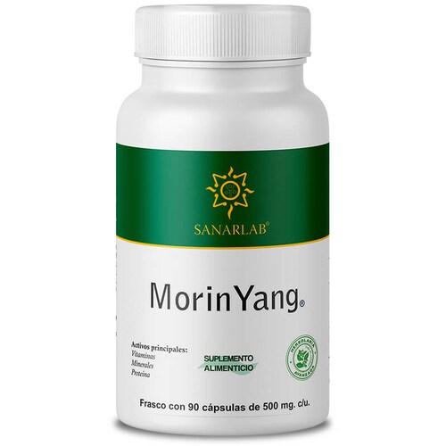 Morin Yang Moringa Capsulas 500mg 90 capsulas Fortalecido con Vitaminas Sanarlab