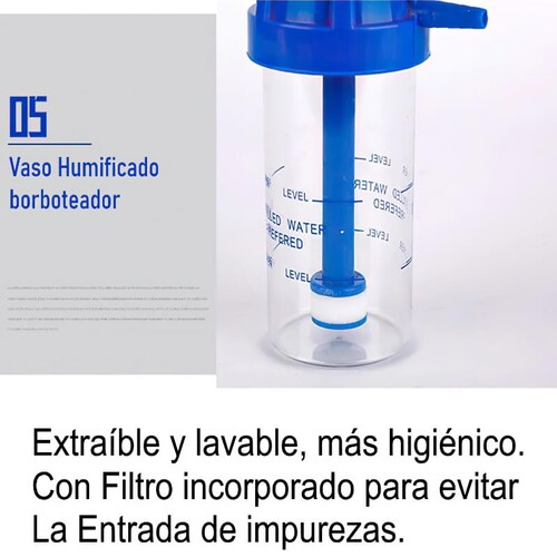Manómetro Regulador De Inhalador De presión de Oxígeno Médico Para El Hogar,  válvula reductora de presión y medidor de flujo.