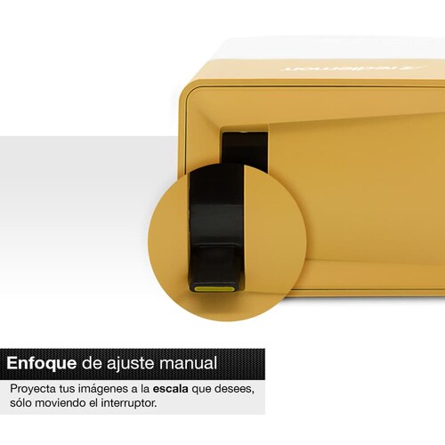 Mini Proyector Portátil LED para RCA HDMI USB y MicroSD Redlemon
