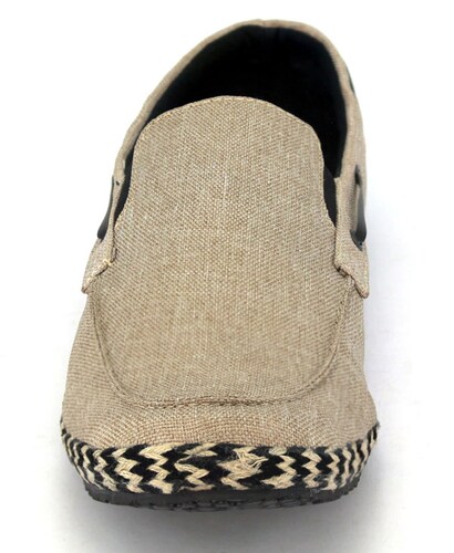 Zapato Mocasín Fresco De Caballero Textil Marinero.
