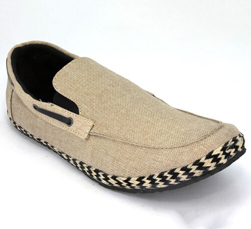 Zapato Mocasín Fresco De Caballero Textil Marinero.