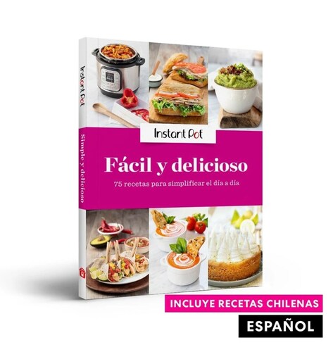 Pack Olla de presión Instant Pot Duo 60 + Libro Fácil y delicioso