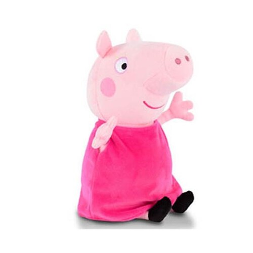 Peluche Cerdita Vestido Fucsia 30 cm