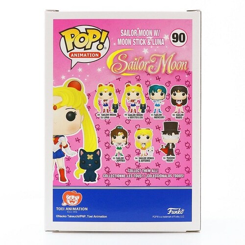 Funko Pop Sailor Moon with Moon Stick & Luna Edicion Especial