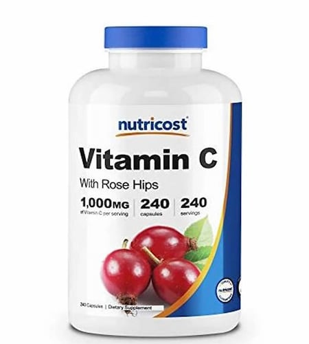 Vitamina C , 1,000 mg. Mejora el Funcionamiento del Sistema Inmune, Nutricost 