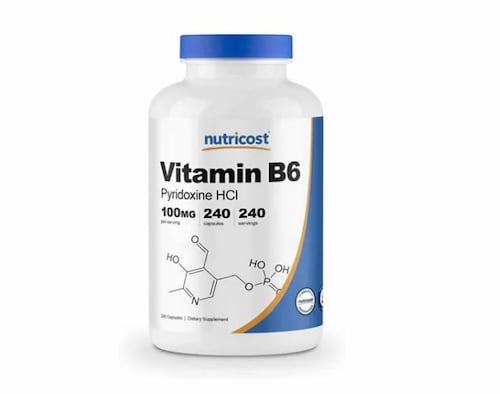Vitamina B6, 100 mg, Nutricost 