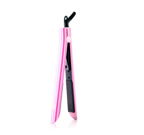 Full Set Plancha, Rizadora Y Plancha Mini Pink Stripe Royale