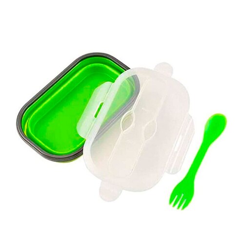 Topper Comida Lunch Ecológico Fibra de Trigo Grace Life Mx-008 color Verde