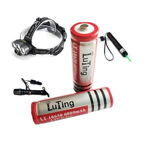 Bateria Recargable Mod 18650 , 4.2 V.  6800 Mah, Pack 5 Pzas