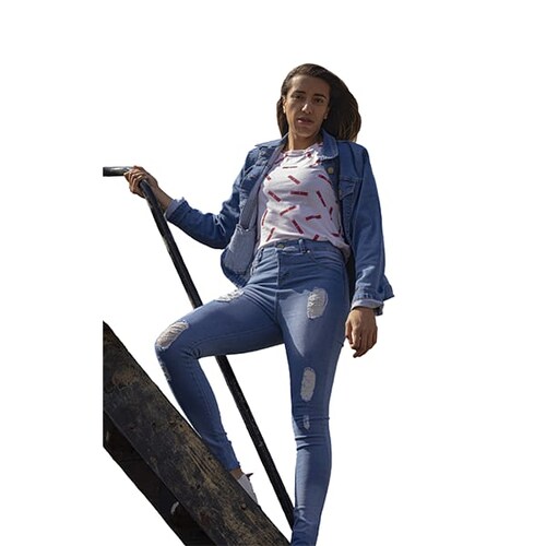 Jeans Vaquero de dama Estilo vivo