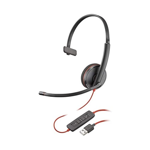  AUDIFONO Y MIC DE DIADEMA PLANTRONICS BLACKWIRE C3210 ALAMBRICA MONOAURAL USB