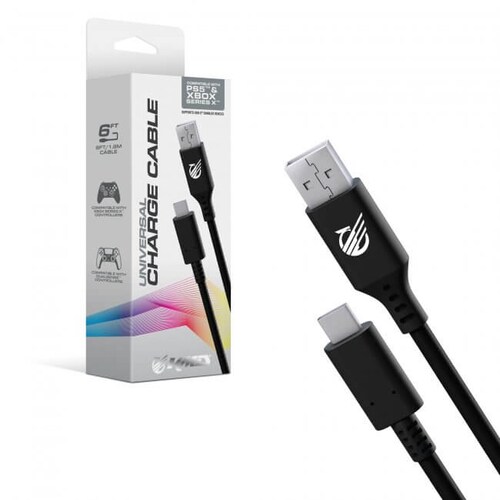 Cable de carga universal para controles PS5 y Xbox Series X KMD