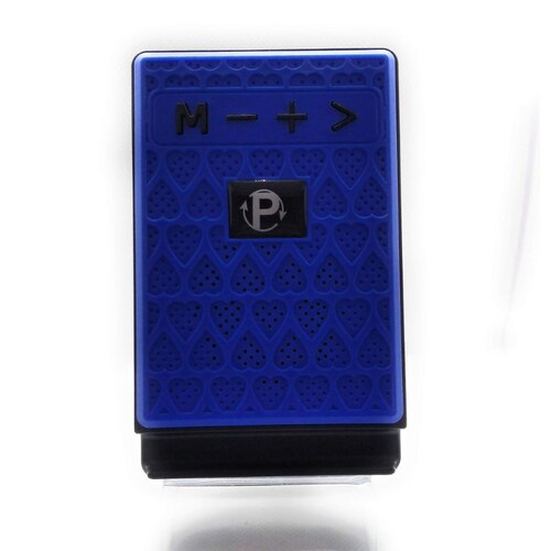 Bocina Portátil Bluetooth con Soporte Para Celular p-16 Color Azul