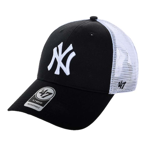 Gorra Unisex 47 Brand Branson Mvp New York Yankees Black B-BRANS17CTP-BK