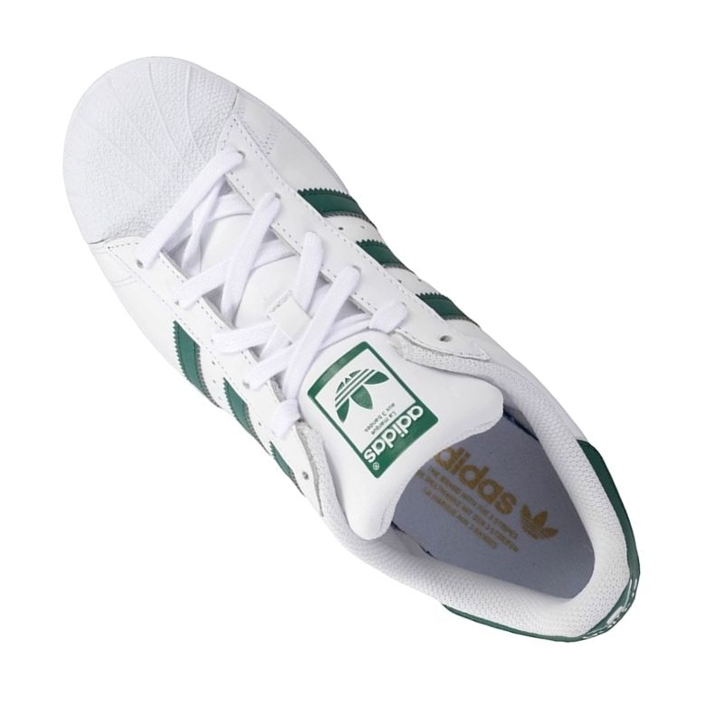 Tenis Adidas SuperStar Classic Blanco con Verde Originales CM8081