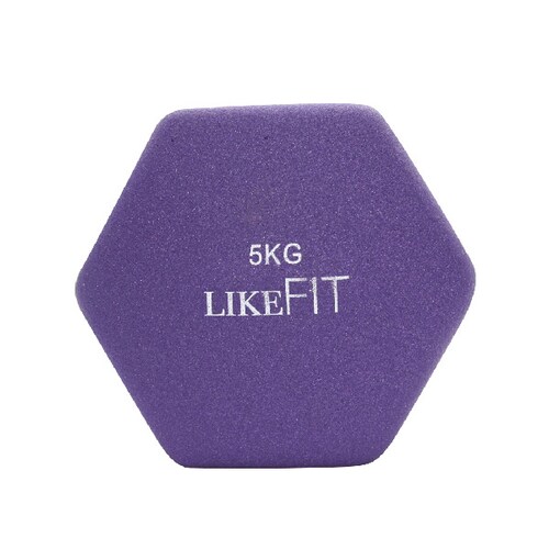 Par Mancuernas Pesa Neopreno 5 Kg Likefit Para Entrenamiento