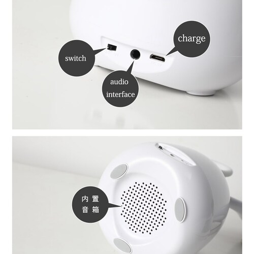 Lámpara Escritorio Luz Led Con Bocina Bluetooth S530