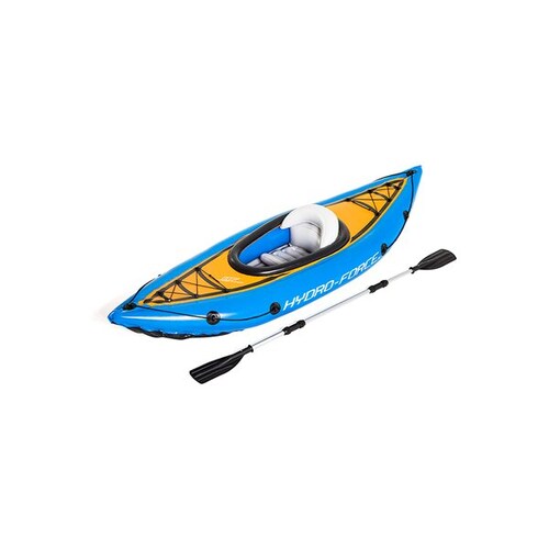 Kayak Lancha Inflable Azul Con Remo Y Bomba Hydro-force 2.75 M