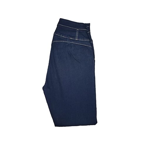 Pantalon Tallas Extras Azul Oscuro Pretina Alta