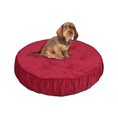 PUFF PET PARA MASCOTA COLOR ROJO - ENTREGA ÚNICAMENTE EN CDMX, QUERÉTARO, PACHUCA, TOLUCA Y SUS ÁREAS METROPOLITANAS 