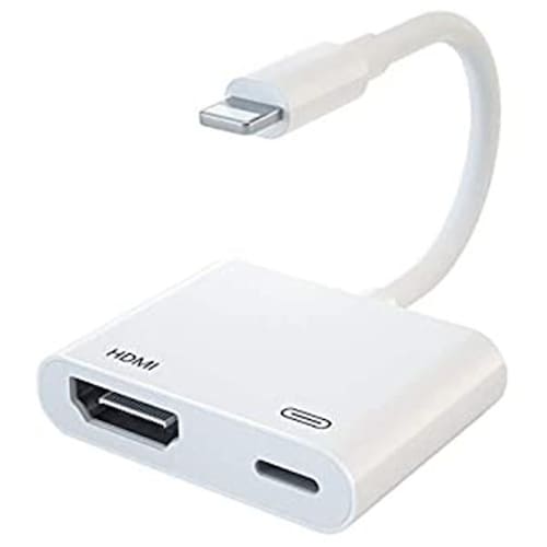 GENERICO Cable Adaptador Hdmi Usb Lightning Compatible Con iPhone