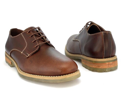 Zapato Para Caballero Tipo Derby Con Suela Trasparente Finos