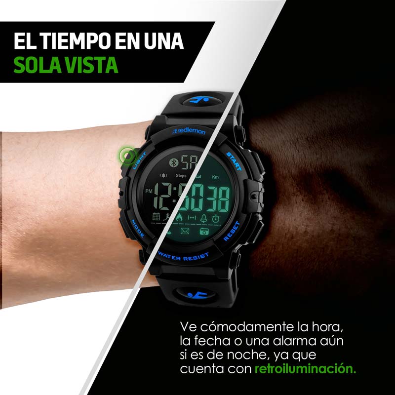Smartwatch Deportivo Bluetooth Contra Agua, Funciones de Salud