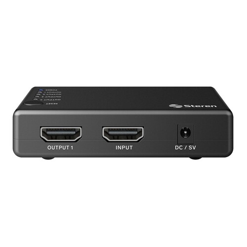 Divisor con amplificador HDMI UHD 4K de 4 salidas