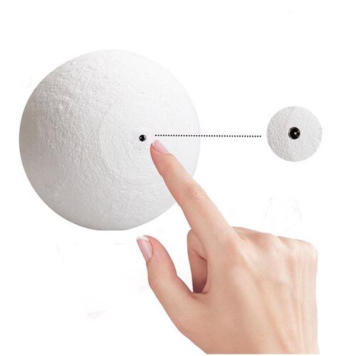 Lámpara Luna Led - 3 Colores De Iluminación - Recargable