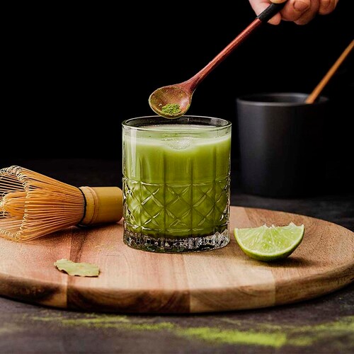 Té Verde Matcha Orgánico con Limonada, Wayu Matcha Lemonade (100% Natural y Sin Azúcar) 500 ml (6 Piezas)