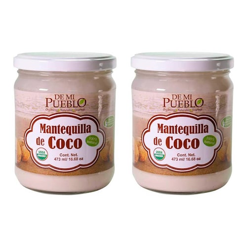 Mantequilla de Coco Orgánica (2 Piezas) (473 ml por pieza)