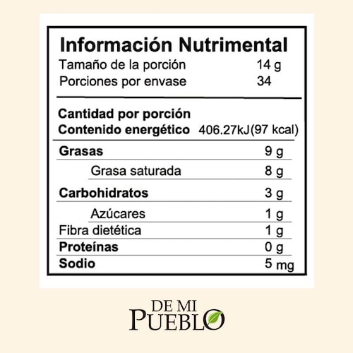 Mantequilla de Coco Orgánica (2 Piezas) (473 ml por pieza)