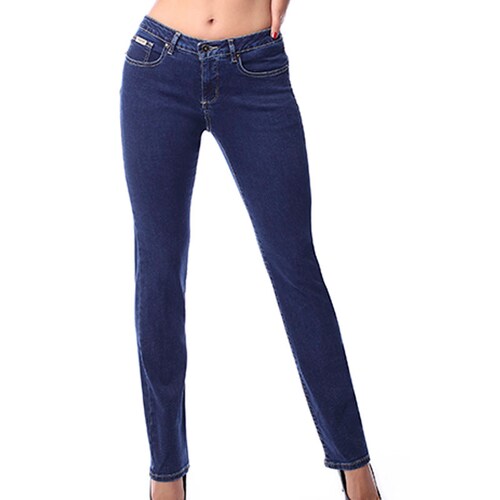 Pantalón De Mezclilla Mujer Cintura Alta Tallas Extra Dayana