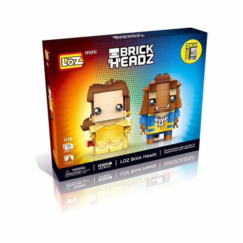 Loz Brickheadz - Disney Bella & Bestia