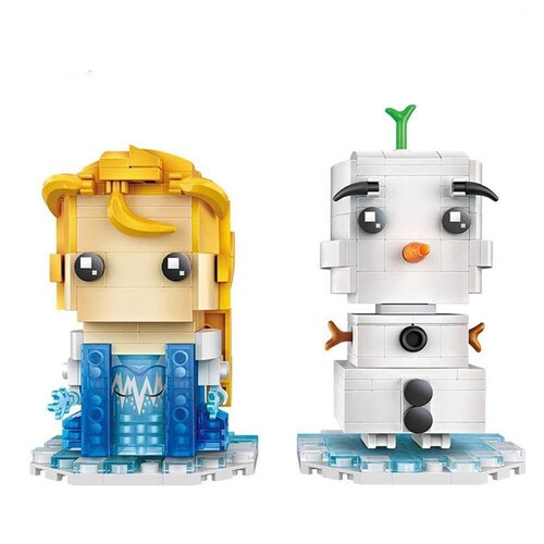 Loz Brickheadz - Disney Frozen Elsa & Olaf