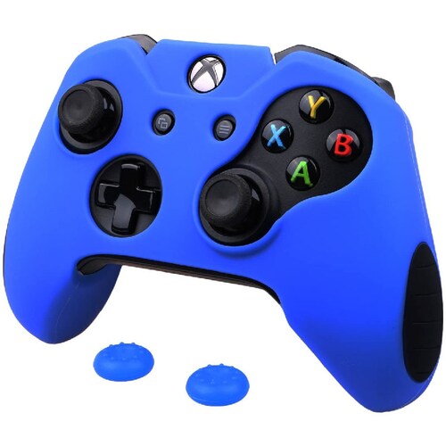 MandaLibre Funda De Silicona Profesionales Para Controles Xbox One, S Y X (Azul)