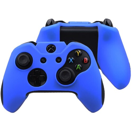 MandaLibre Funda De Silicona Profesionales Para Controles Xbox One, S Y X (Azul)