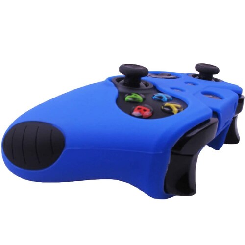 MandaLibre Funda De Silicona Profesionales Para Controles Xbox One, S Y X (Azul)