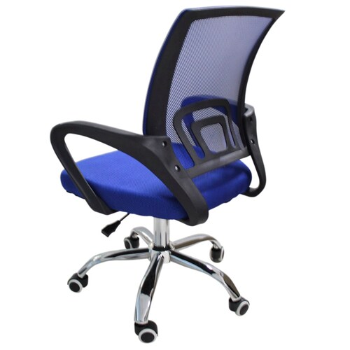 Silla Oficina Azul Escritorio Respaldo Malla Home Office.
