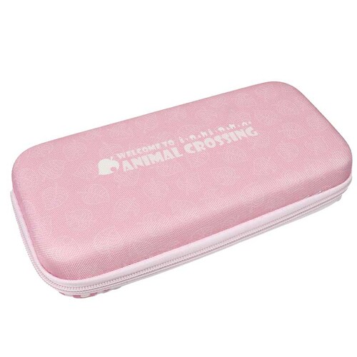 Estuche Kit Accesorios Nintendo Switch Lite Animal Crossing New Leaf Rosa