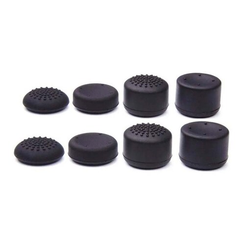 MandaLibre Funda con 8 Grips de Silicona para Controles DualShock 4 de Playstation 4 (Militar)