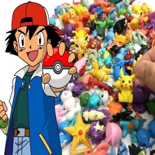 Paquete 24 Piezas Pokémon Figuras Coleccionables Pikachu