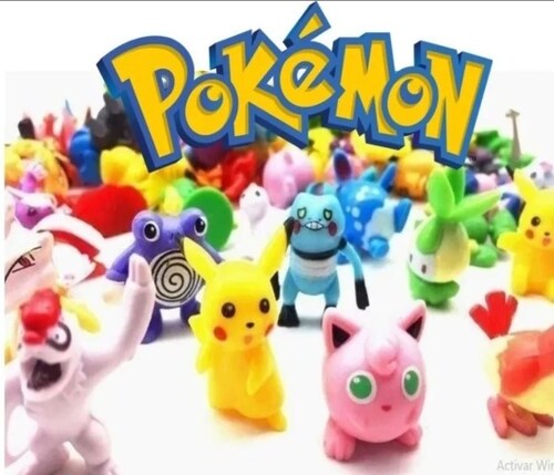 Paquete 24 Piezas Pokémon Figuras Coleccionables Pikachu