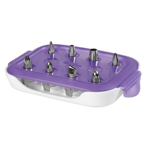 8 Duyas / Boquillas Wilton + Estuche De Plástico