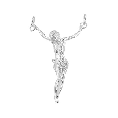 Dije Cristo Olimpico en Plata .925 + Obsequio 