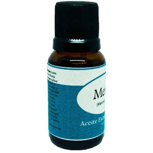 Menta Aceite Esencial Natural 1 Frasco Aromaterapia 15ml Difusor KRISAMEX