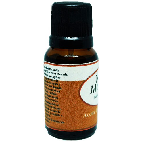 Nuez Moscada Aceite Esencial Natural 1 Frasco Aromaterapia 15ml KRISAMEX