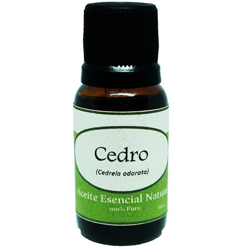 Cedro Aceite Esencial Natural 1 Frasco Aromaterapia 15ml Difusor KRISAMEX