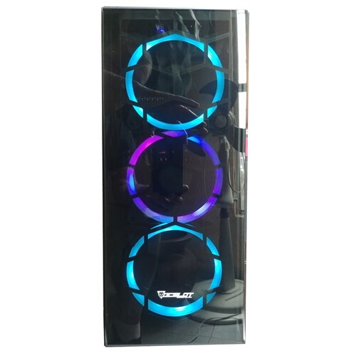 Pc Computadora CPU AMD veloz armada escuela luces rgb Radeon 8Gb 240Gb SSd adaptador Wifi